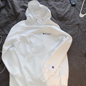 White champion hoodie